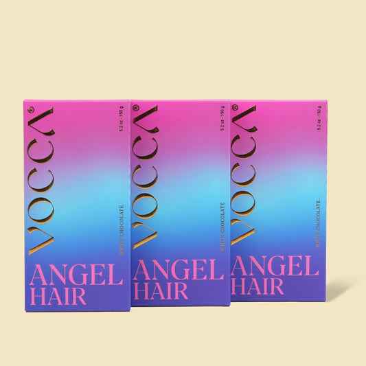 Angel Hair White Chocolate Bars - Pack Of 3 X 150g