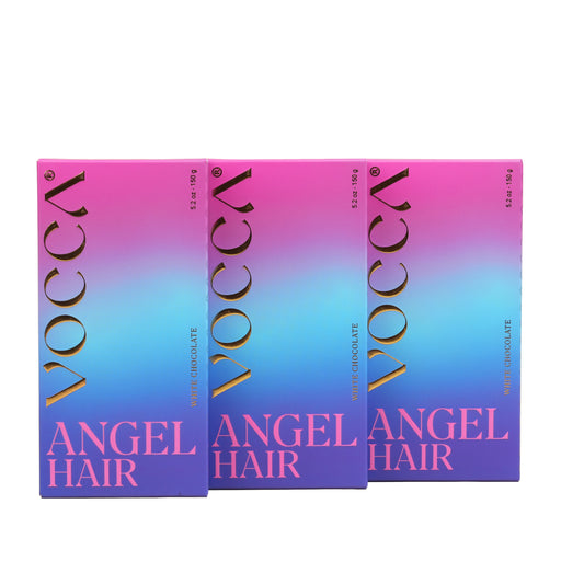 Angel Hair White Chocolate Bars - Pack Of 3 X 150g
