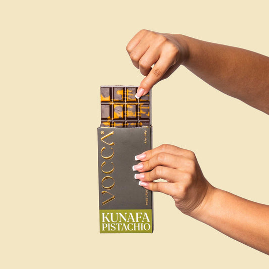 Pistachio Kunafa In Dark Chocolate Bar - 240g