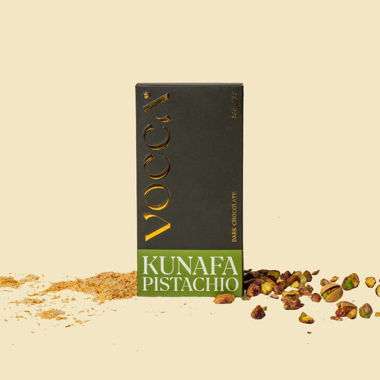 Pistachio Kunafa In Dark Chocolate Bar - 240g