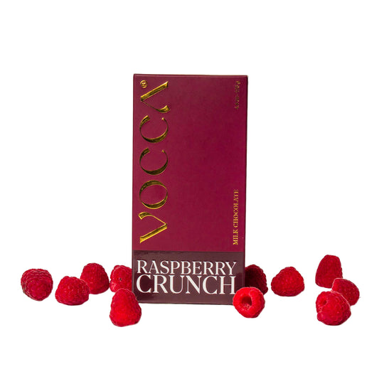 Raspberry Crunch In Milk Chocolate Bar - 125g