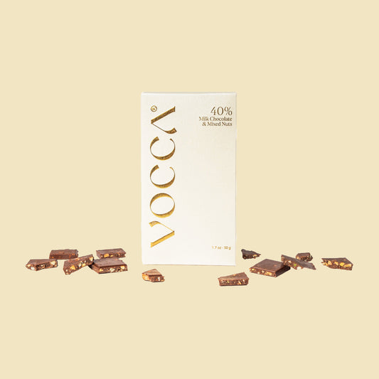 Classic Belgian Mixed Nuts in Milk Chocolate Bar - 50g
