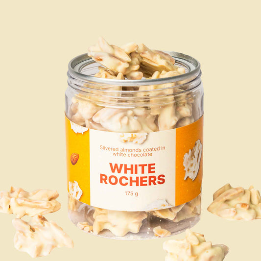 Almonds Rochers in White Chocolate - 175g