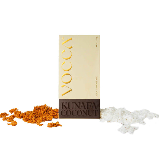 Coconut Kunafa in Milk Chocolate Bar - 125g