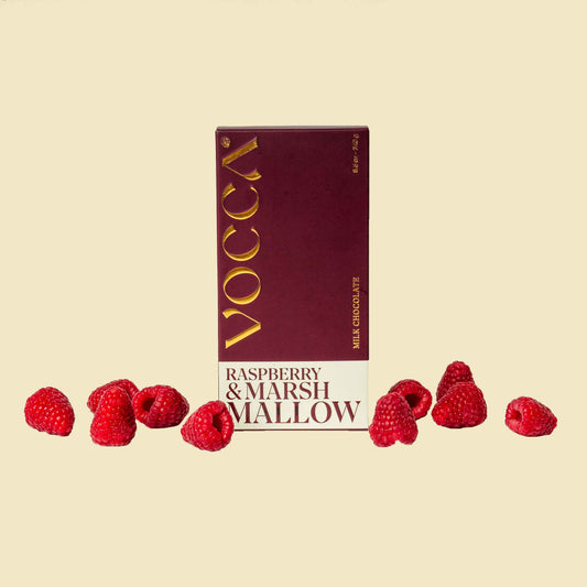 Raspberry Marshmallow in Milk Chocolate Bar - 240g