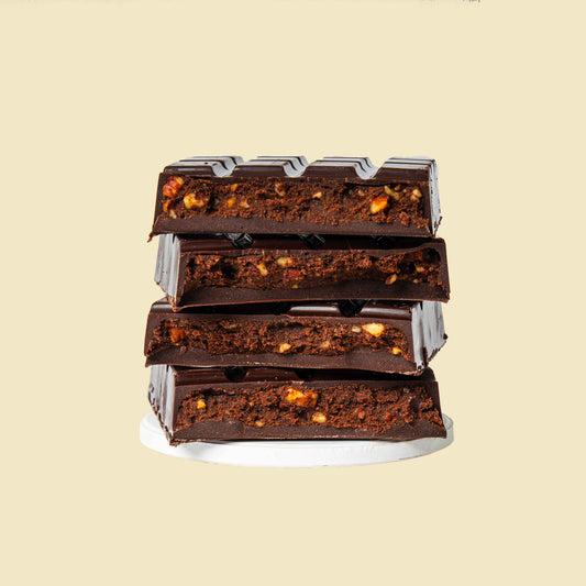 Pecan Brownie in Dark Chocolate Bar- 225g