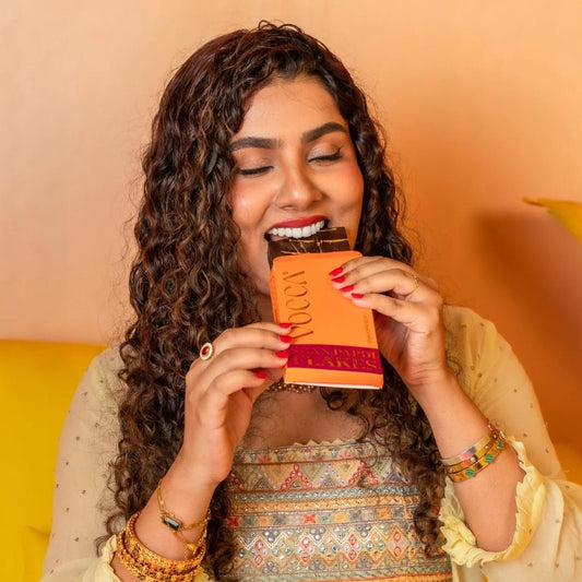 Soan Papdi Flakes In Milk Chocolate