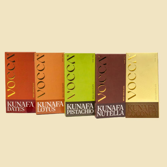 Assorted Kunafa Bars - Pack of 5 x 125g