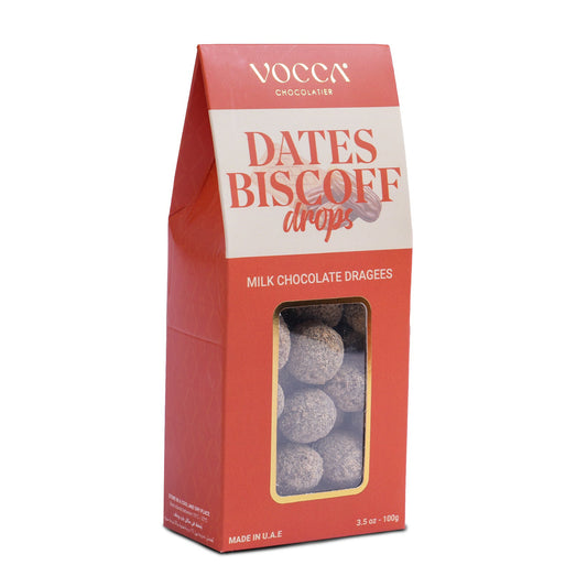 Dates Biscoff in Milk Chocolate - 100g