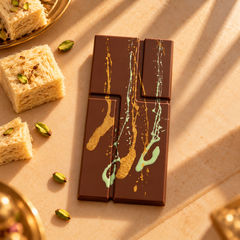 Soan Papdi Flakes In Milk Chocolate Bar - 125g