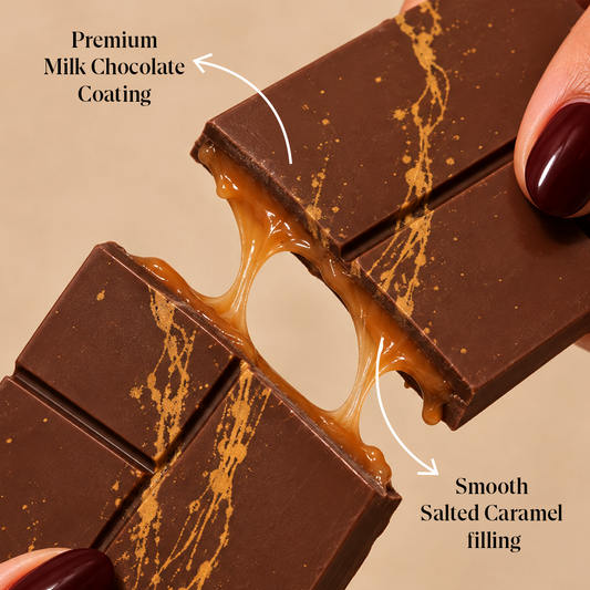Salted Caramel in Milk Chocolate Bar - 125g