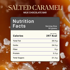 Salted Caramel in Milk Chocolate Bar - 125g