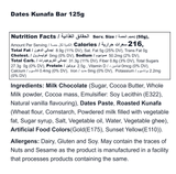 Dates Kunafa in Milk Chocolate Bar - 125g