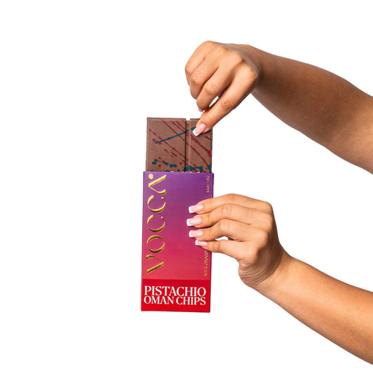 Pistachio Oman Chips In Milk Chocolate Bar - 125g