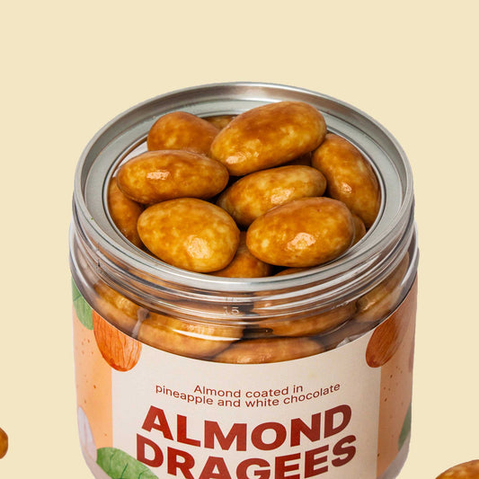 Almonds Dragees in White Chocolate - 250g
