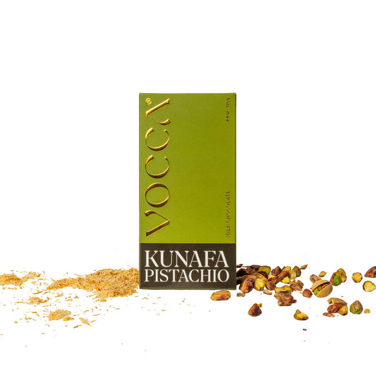 Pistachio Kunafa in Milk Chocolate Bar - 125g
