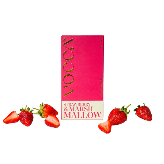 Strawberry Marshmallow in Dark Chocolate Bar - 240g
