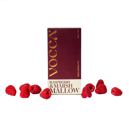 Raspberry Marshmallow in Milk Chocolate Bar - 240g