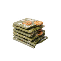 Pretzel & Almond in Matcha White Chocolate - 50g