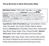 Pecan Brownie in Dark Chocolate Bar- 225g