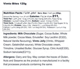 Vimto Bar In Milk Chocolate - Pack Of 2 X 125g - SWEET STEAL