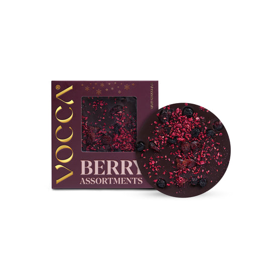 Berry Assortment Bark In Dark Chocolate