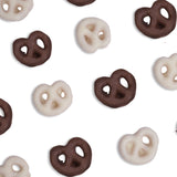 Chocolate Pretzels in White, Milk & Dark Chocolate