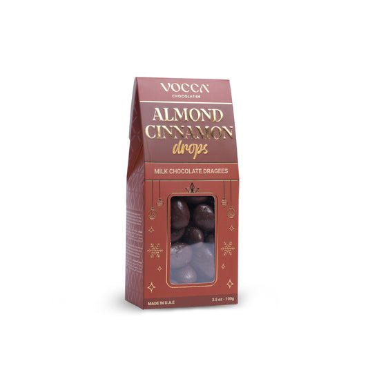Almond Cinnamon Drops in Milk Chocolate