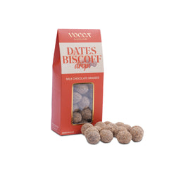 Dates Biscoff in Milk Chocolate  - 100g
