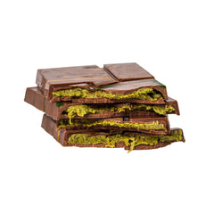 Pistachio Kunafa Milk chocolate Bars - Pack of 5 x 125g
